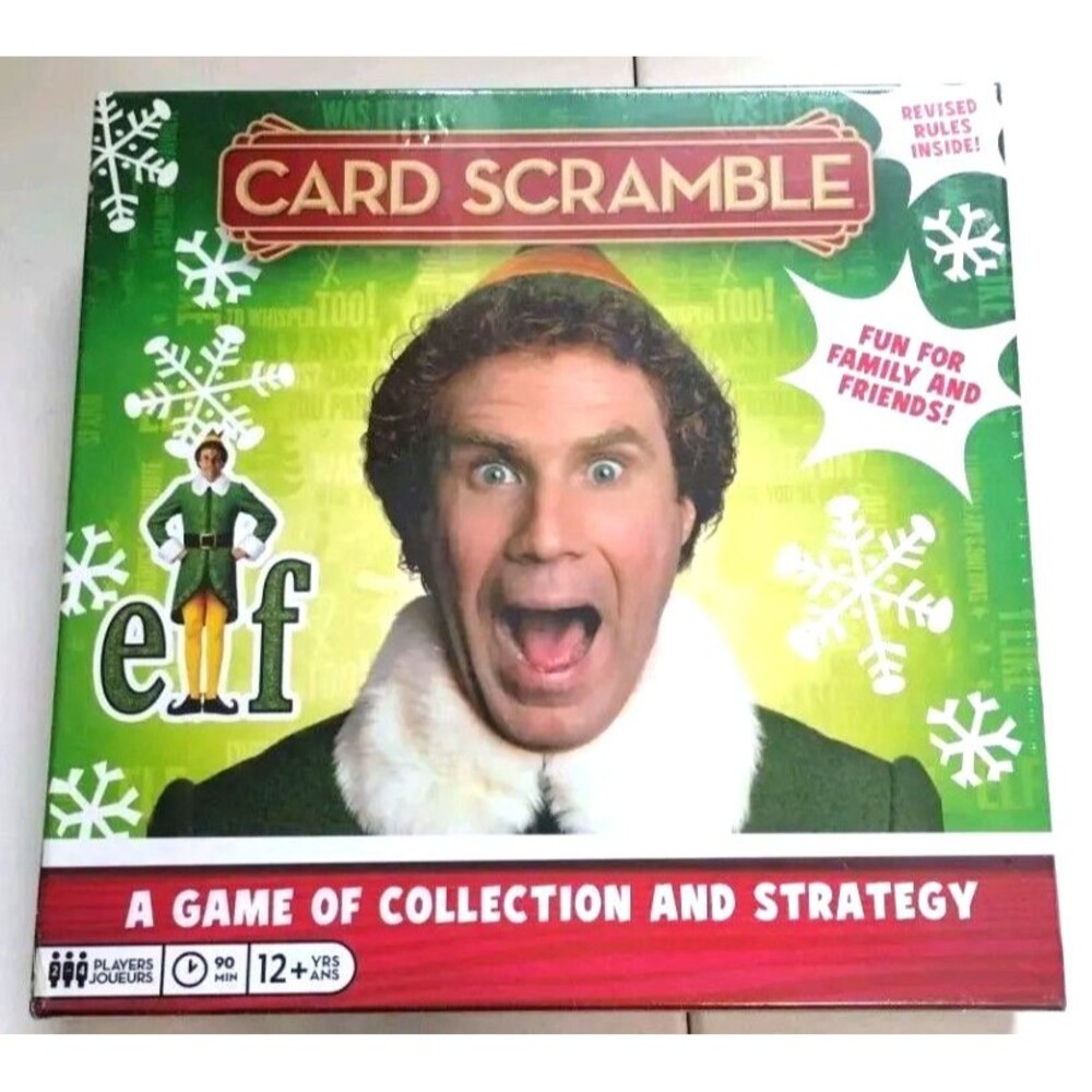 Christmas Elf Card Scramble Board Game of collection and strategy Buddy NEW Rare